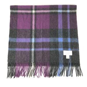 NOLLEY'S Check pattern Fringe Apparel Accessories Scarf Stole/Shawl Scarf wo...
